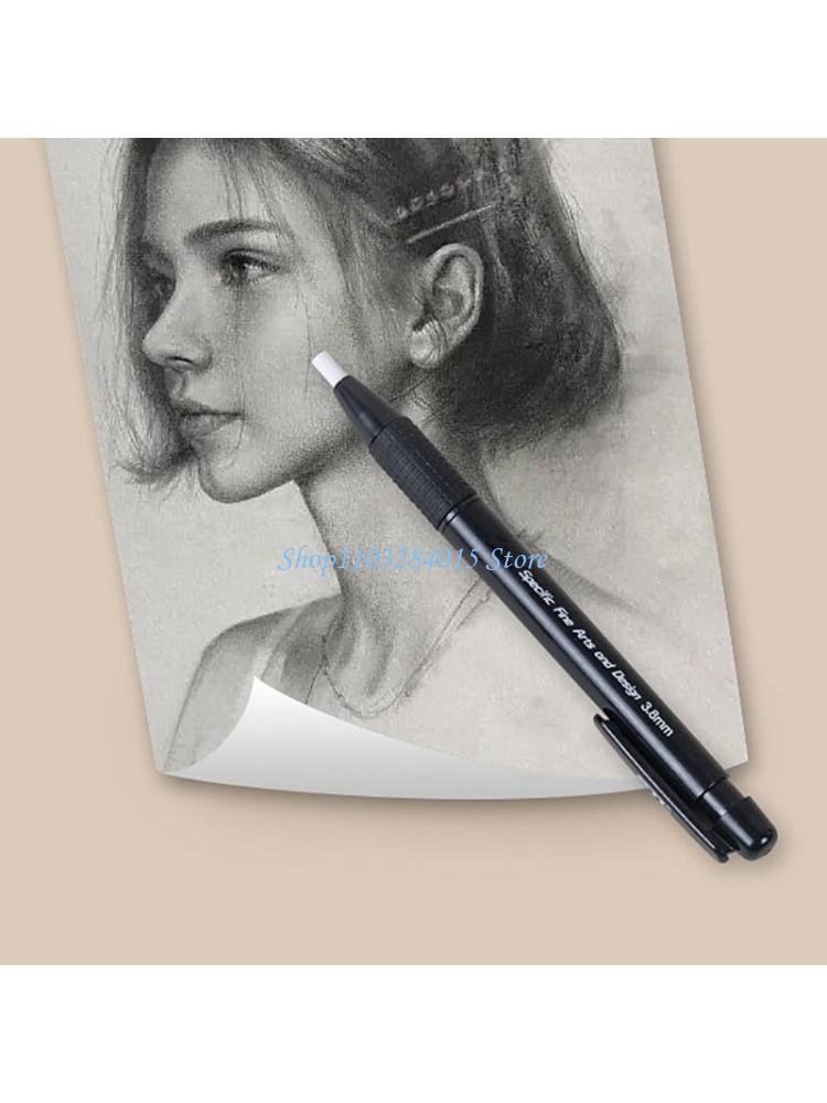 Retractable Eraser Pen Click - R6FF Pena Penghapus Klik Dapat Ditarik