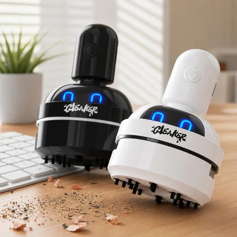 Mini Desktop Vacuum Cleaner For Eraser Dust - Penyedot Debu Mini Kartun Portabel untuk