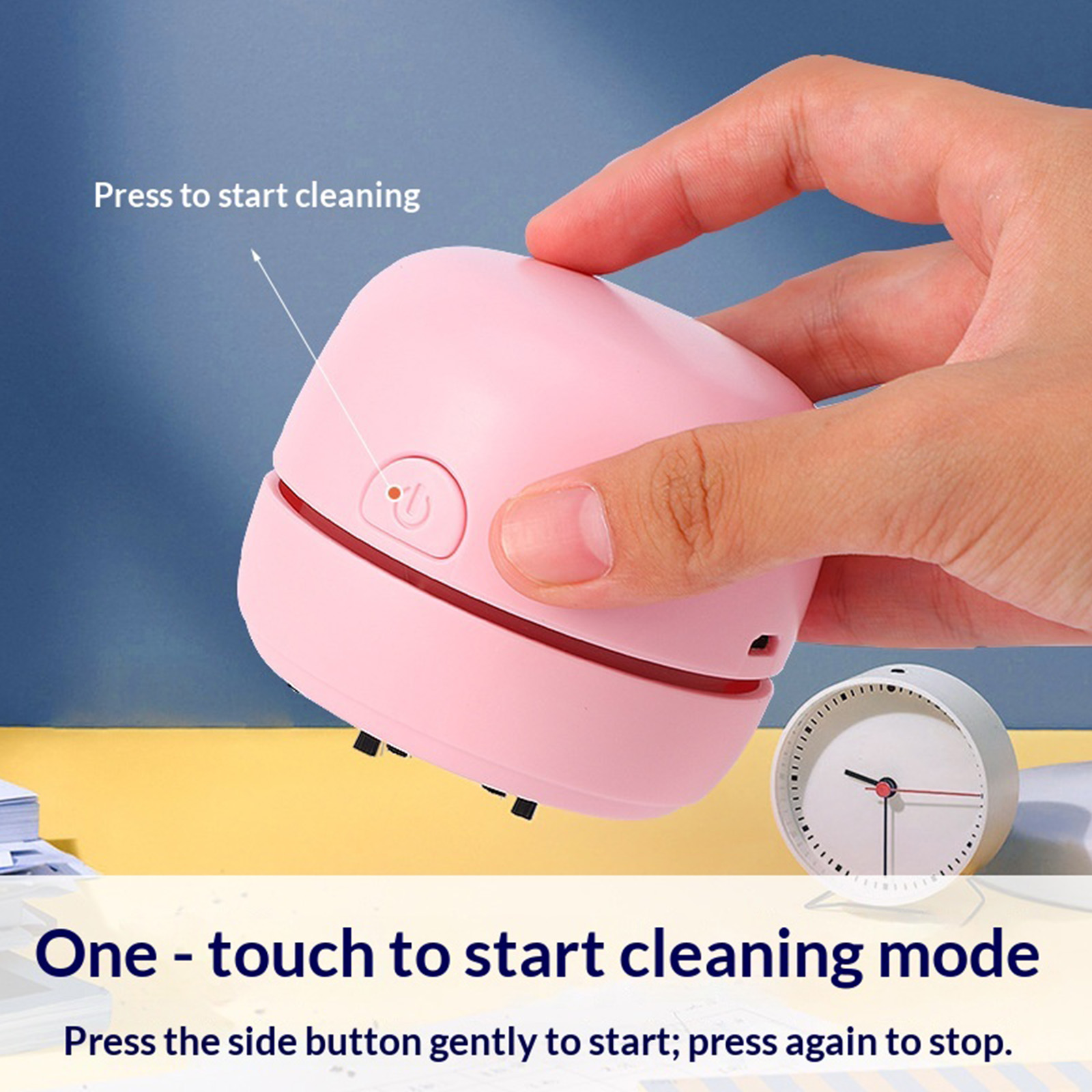 Penyedot Debu Mini Portabel Ta - Mini Desktop Vacuum Cleaner For Eraser Dust ulasan dan harga