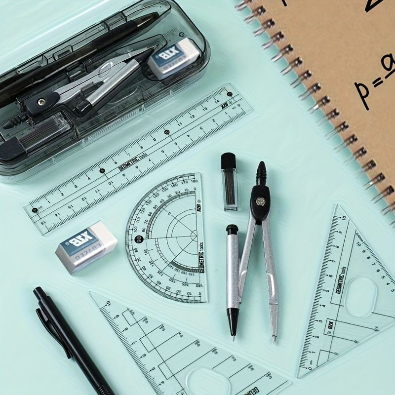 Set Kompas dan Penggaris, Perl - Math Geometry Set With Compass ulasan dan harga
