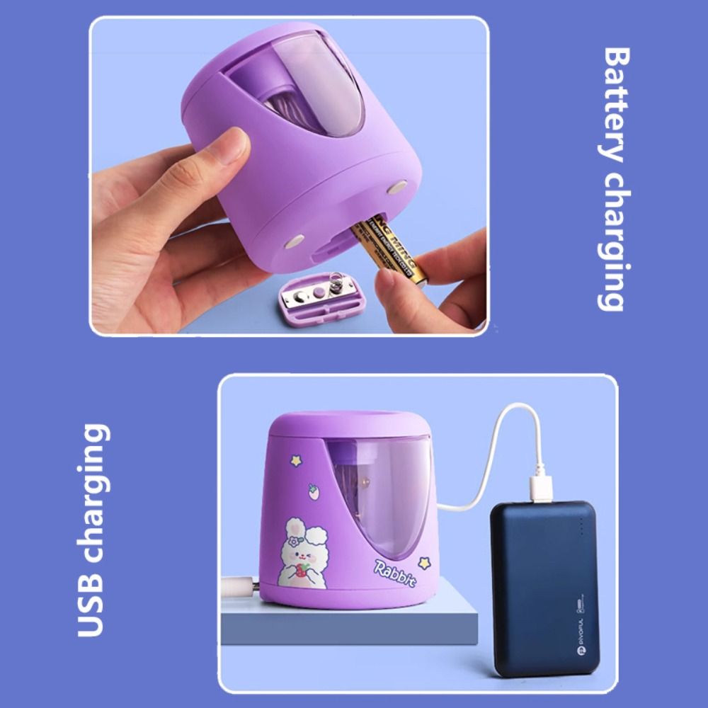 Dengan Stiker Dekoratif, Bater - Electric Pencil Sharpener Usb ulasan dan harga
