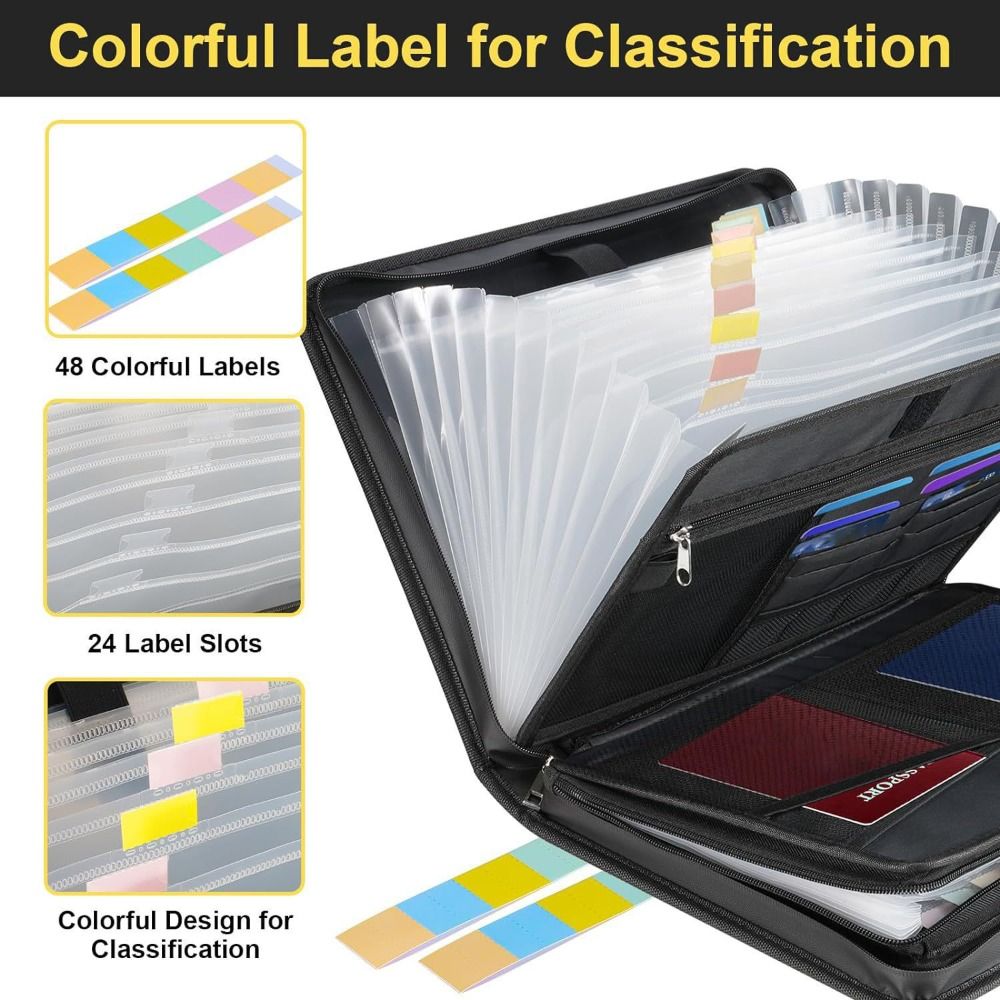 Organizer File Akordeon 13 Kan - Expandable Accordion File Folder 13 Pockets ulasan dan harga