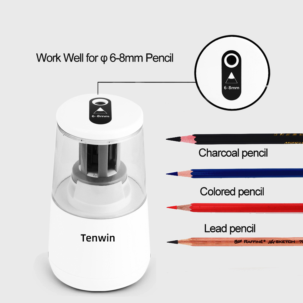 Tenwin Alat Tulis Listrik Otom - Electric Pencil Sharpener Usb ulasan dan harga