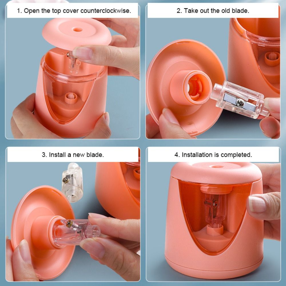 Perlengkapan Kantor Sekolah de - Electric Pencil Sharpener Usb ulasan dan harga