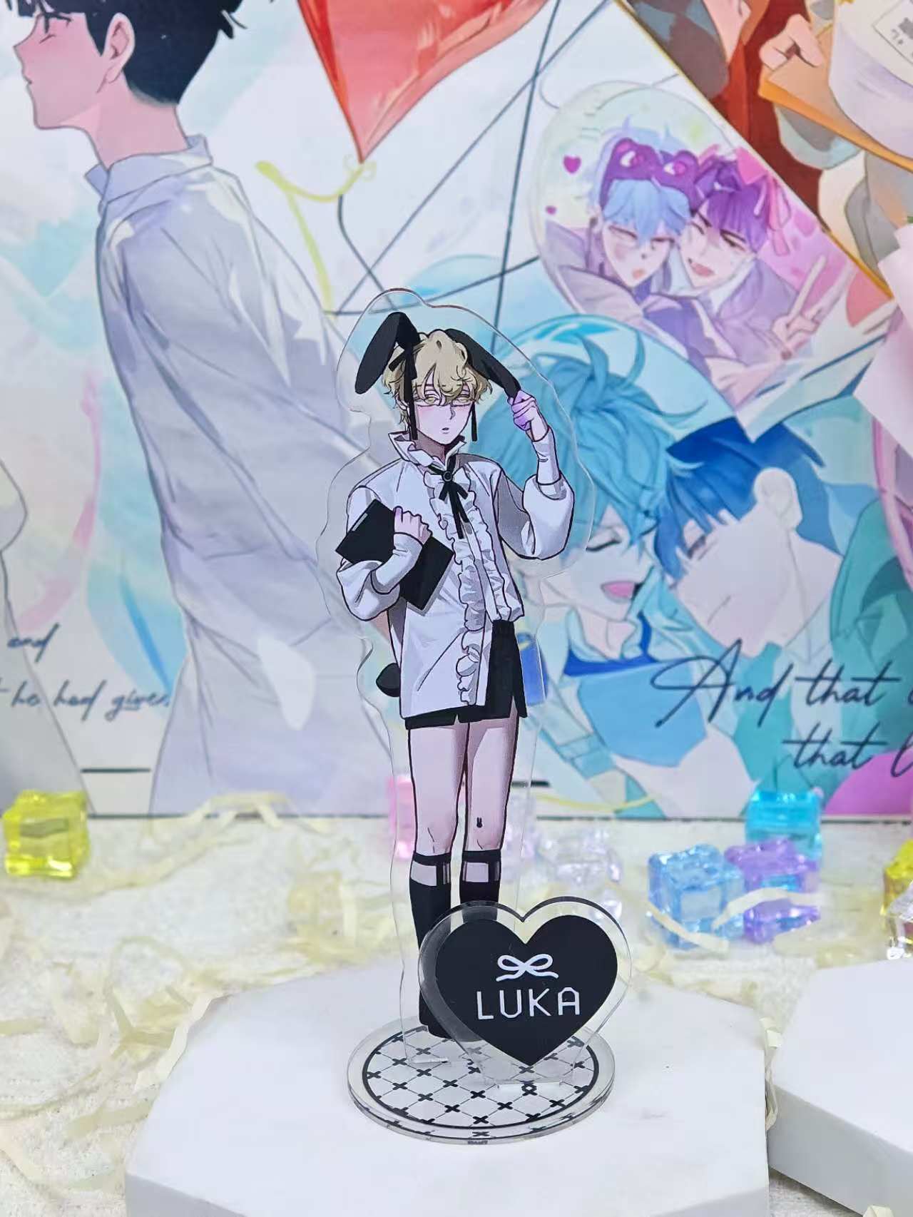 6 buah/1 buah Set Figur Akrili - Desk Accessories ulasan dan harga