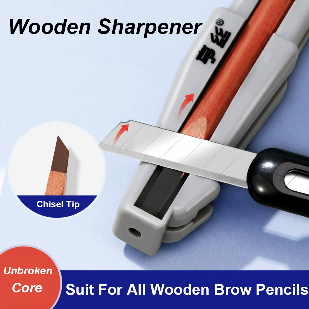 Pengasah Pensil Alis Kayu untu - Stationery ulasan dan harga