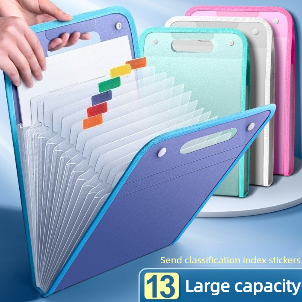 Folder File Akordion Transpara - Expandable Accordion File Folder 13 Pockets ulasan dan harga