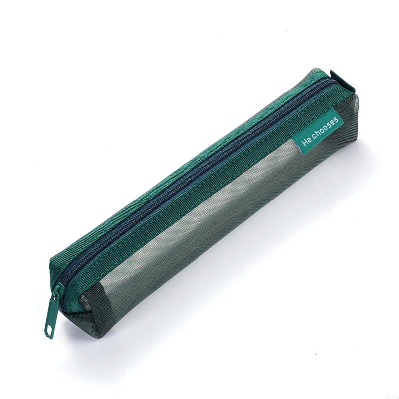 CORA Kotak Pensil Jaring Benin - Clear Mesh Pencil Pouch For Exam ulasan dan harga