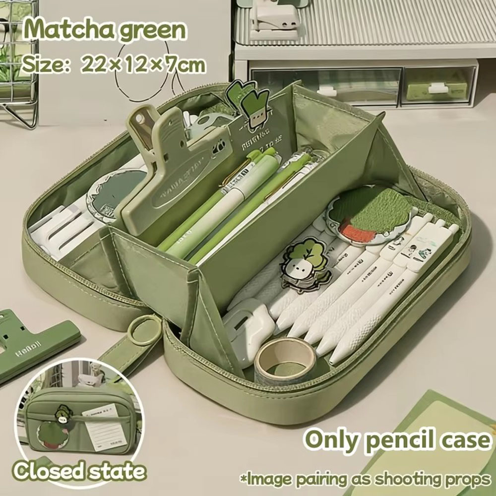 Kotak Pensil Volcano Kapasitas - Aesthetic Large Pencil Case Pouch ulasan dan harga