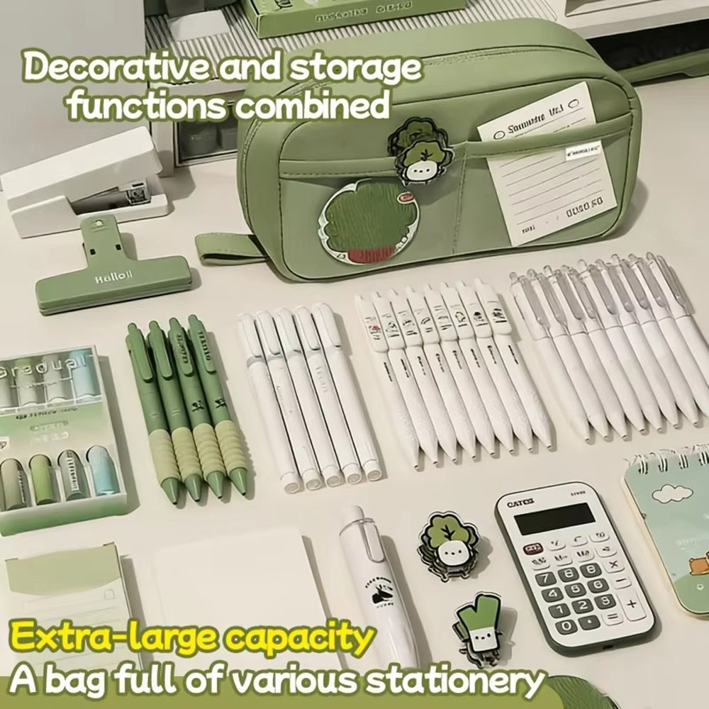Kotak Pensil Volcano Kapasitas - Aesthetic Large Pencil Case Pouch ulasan dan harga
