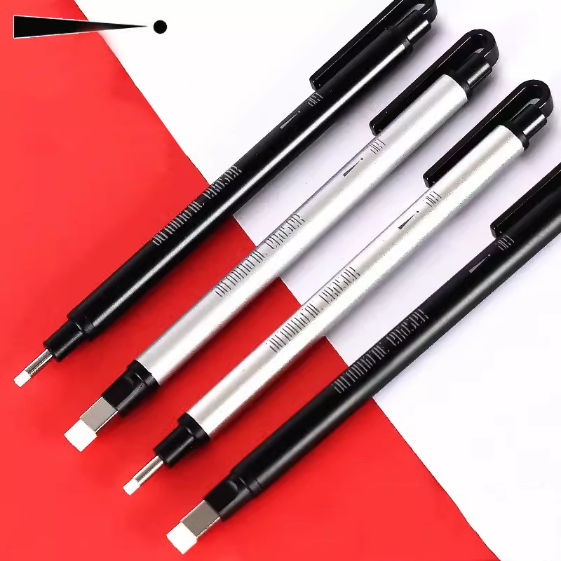 Ditarik klik penghapus mekanik - Retractable Eraser Pen Click ulasan dan harga