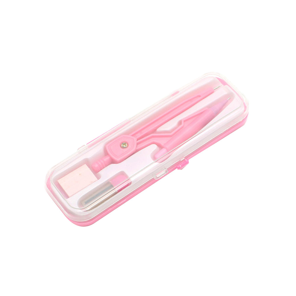 3Pcs Set Kompas Pensil Otomati - Math Geometry Set With Compass ulasan dan harga