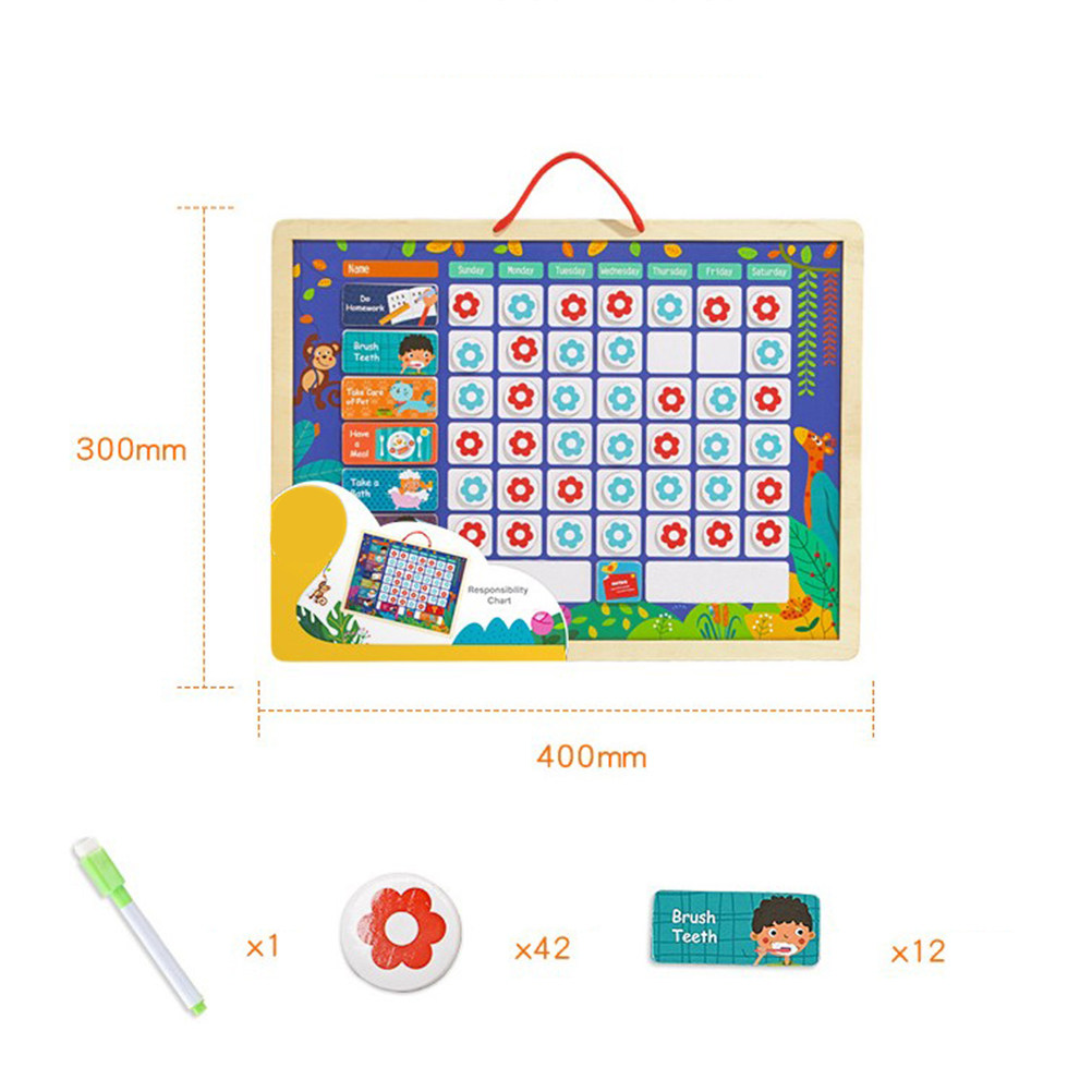 Bagan Tanggung Jawab Magnetik  - Kids Magnetic Reward Chart Board ulasan dan harga