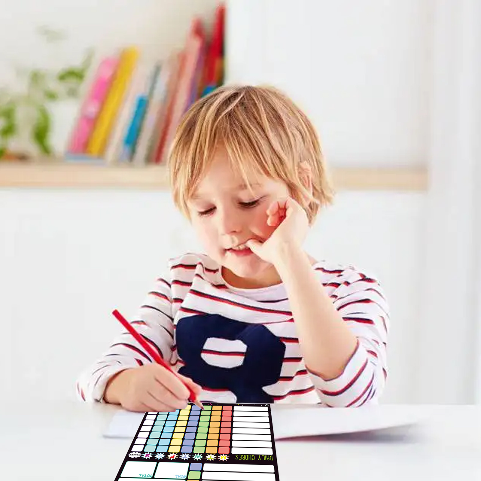 Bagan Tugas Magnetik Jadwal Vi - Kids Magnetic Reward Chart Board ulasan dan harga